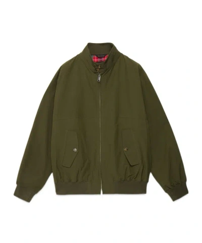 Baracuta Zippered Casual Jacket In Green