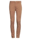 Baramon Man Pants Camel Size 30 Cotton, Elastane In Beige