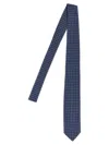Barba Napoli Slim Pointed Tip Patterned Fabric Tie