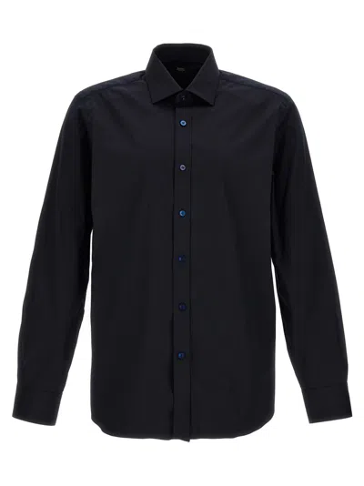 BARBA NAPOLI BLUE POPLIN SHIRT