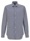Barba Napoli Navy Cotton T-shirt In Blue