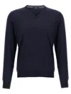 Barba Napoli Barba Wool And Silk Sweater In Blue