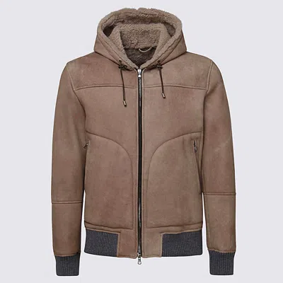 Barba Brown Leather Jacket