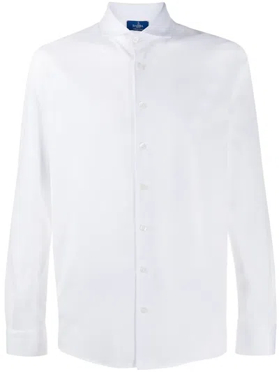 BARBA NAPOLI BUTTONED COTTON SHIRT