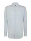Barba Napoli Cotton Shirt In Blue