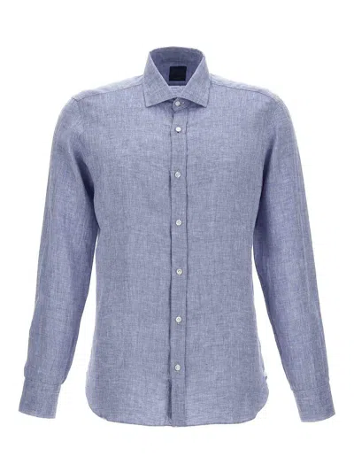 Barba The Vintage Shirt In Light Blue