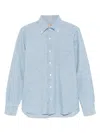 Barba Napoli Chambray Shirt In Blue