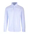 Barba Napoli Barba Pinstriped Straight In Light Blue