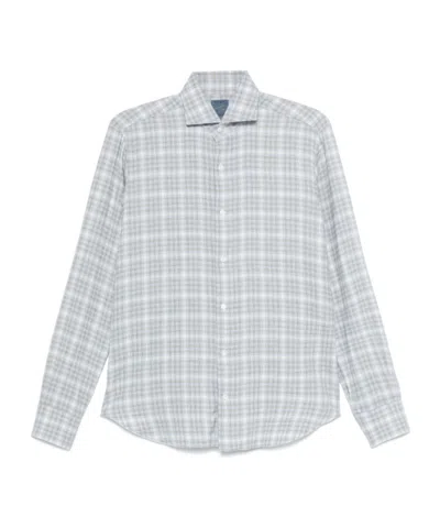BARBA NAPOLI CHECKED SHIRT