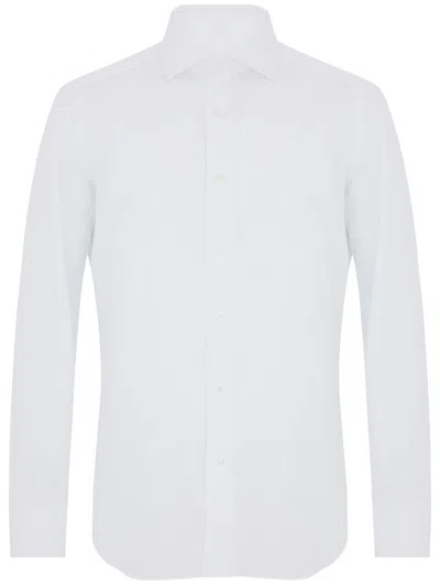 Barba Napoli Barba Classic White Cotton Shirt