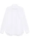 Barba Napoli Seersucker Shirt In 白色