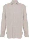 Barba Napoli Cotton Shirt In Neutrals