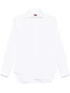 Barba Napoli Barba Pristine White Tailored Shirt With Structured Collar In White