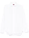 Barba Napoli Seersucker Shirt In White