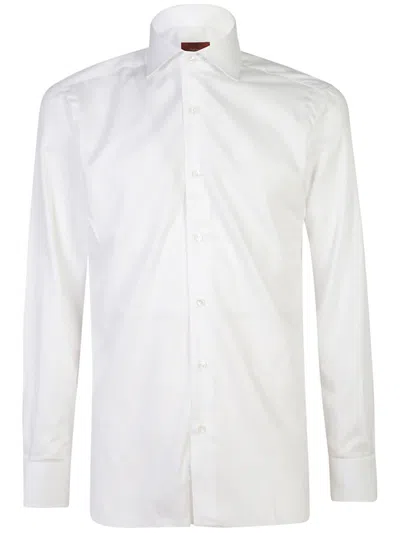 Barba Cotton Shirt In White