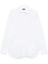 Barba Napoli Seersucker Shirt In White
