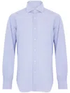 Barba Napoli Dot-print Shirt In Blue