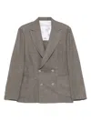 Barba Napoli Double-breasted Blazer In Grey