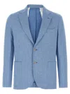 Barba Napoli Dynamic 201 Houndstooth-patterned Blazer In Multicolor