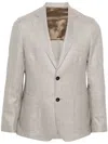 Barba Napoli Easy Blazer In Neutrals