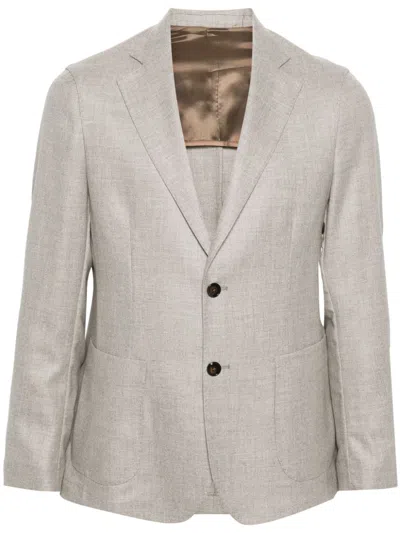 Barba Napoli Easy Blazer In Neutrals