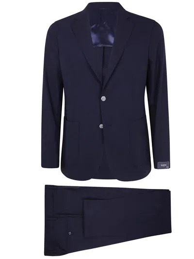 Barba Napoli Barba Easy Single Breast Suit Clothing In Blue