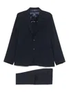 Barba Napoli Barba 'easy' Navy Blue Single Breasted Suit In Blue