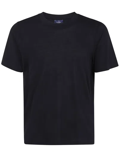 Barba Napoli Barba English Round Neck T-shirt Clothing In Black
