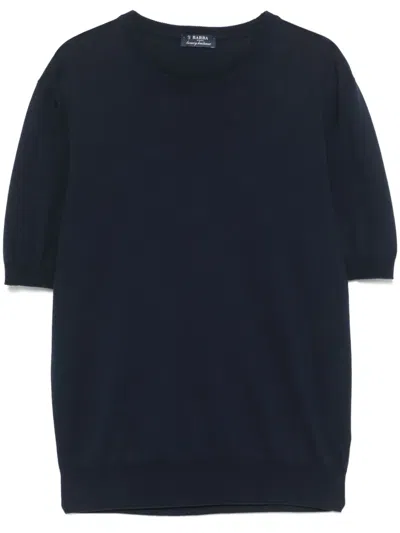 BARBA NAPOLI FINE-KNIT T-SHIRT