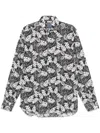 Barba Napoli Long Sleeve Shirt In Black