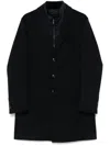 Barba Napoli Fog Coat In Blue