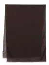 Barba Napoli Fringed Scarf In Brown