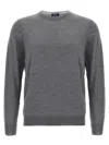 Barba Napoli Barba Wool And Silk Sweater In Grey