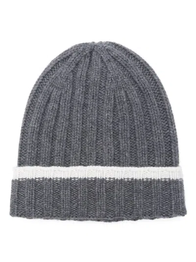 Barba Cashmere Beanie In Black