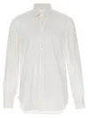 Barba Napoli Honeycomb-pattern Cotton Shirt In White