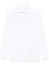Barba Napoli Seersucker Shirt In White