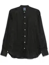 Barba Napoli Linen Shirt In Black
