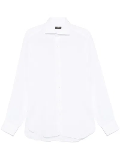 BARBA NAPOLI LINEN SHIRT
