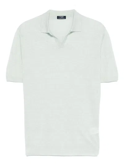 Barba Napoli Linen T-shirt In Green