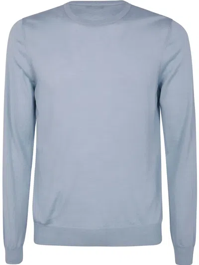 Barba Napoli Long Sleeve T-shirt In 蓝色