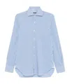 Barba Napoli Long-sleeved Shirt In Blue