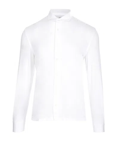 Barba Napoli Long-sleeved Shirt In White