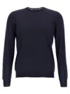 Barba Napoli Barba Crew-neck Sweater In Navy Blue