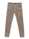 Barba Napoli 5-pocket Corduroy Jeans In Neutral