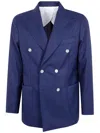 Barba Napoli "bactive" Double Opsak Jacket In Blue