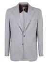 Barba Napoli "bactive Mono" Jacket In Gray
