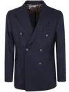 Barba Napoli Double-breasted Blazer In Blue