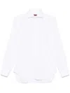 Barba Napoli Barba Pristine White Tailored Shirt With Structured Collar In White