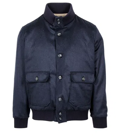 Barba Napoli Barba Coats Night Blue