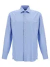 Barba Napoli Barba Tailored Poplin Shirt With Button Closure